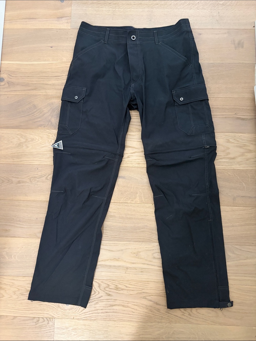 Kuhl Black Convertible Cargo Pants